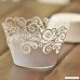 50Pcs Wedding Paper Cloud Vine Lace Cupcake Wrappers Pearly Baking Tower Party Decoration White - B01N6C4AMI